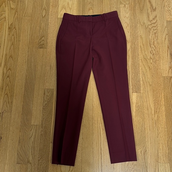 Theory cropped pants, Burgundy Red, 00 - Picture 2 of 4